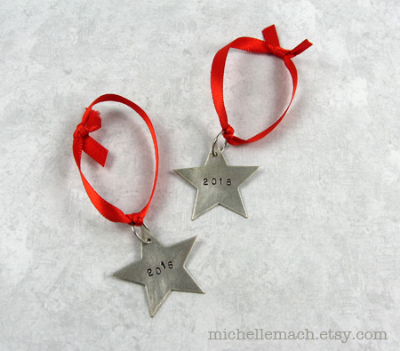2016 Star Christmas Ornaments by Michelle Mach