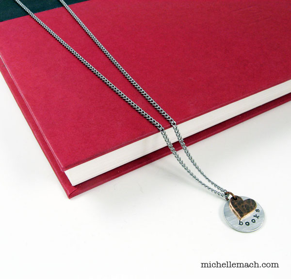 Book Love Necklace by Michelle Mach