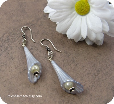 Cinderella Earrings by Michelle Mach
