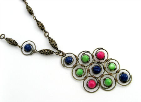 Color Pendant Necklace by Michelle Mach