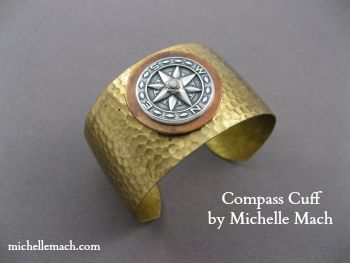 Compass Cuff by Michelle Mach
