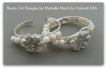 Pearly Girl Bangles by Michelle Mach