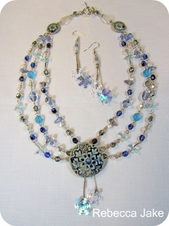 Snowflake necklace by Rebecca