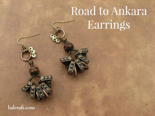 Road to Ankara Earrings by Michelle Mach