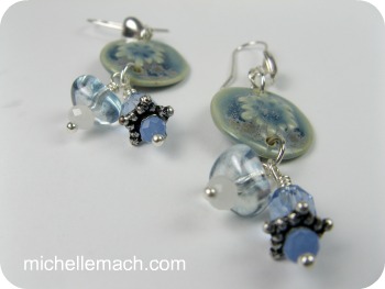 Snowflake Earrings by Michellel Mach