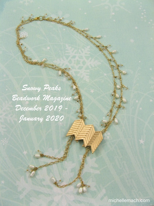 Snowy Peaks Necklace by Michelle Mach