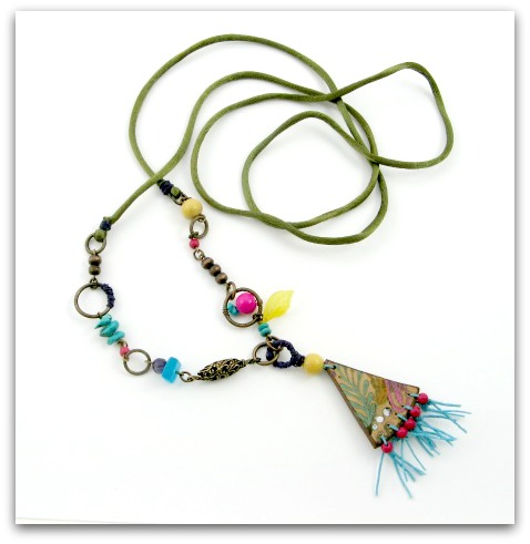 Tassel necklace by Michelle Mach