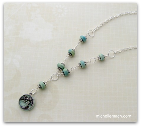 Lone Cypress Tree Necklace by Michelle Mach
