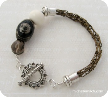 Viking Knit Bracelet by Michelle Mach